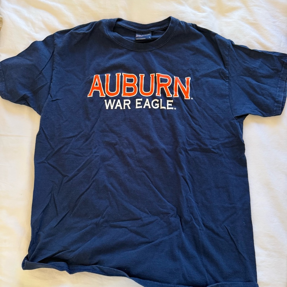 Auburn War Eagle Navy Blue Men's T-Shirt
